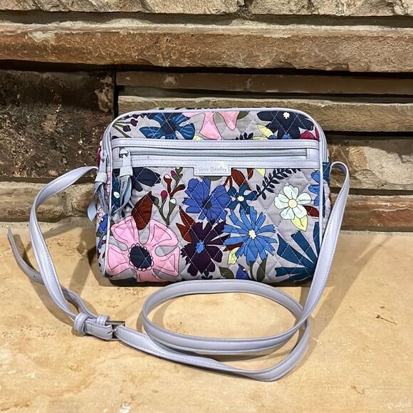 Vera Bradley Floral Quilted Crossbody Bag - Picture 1 of 8